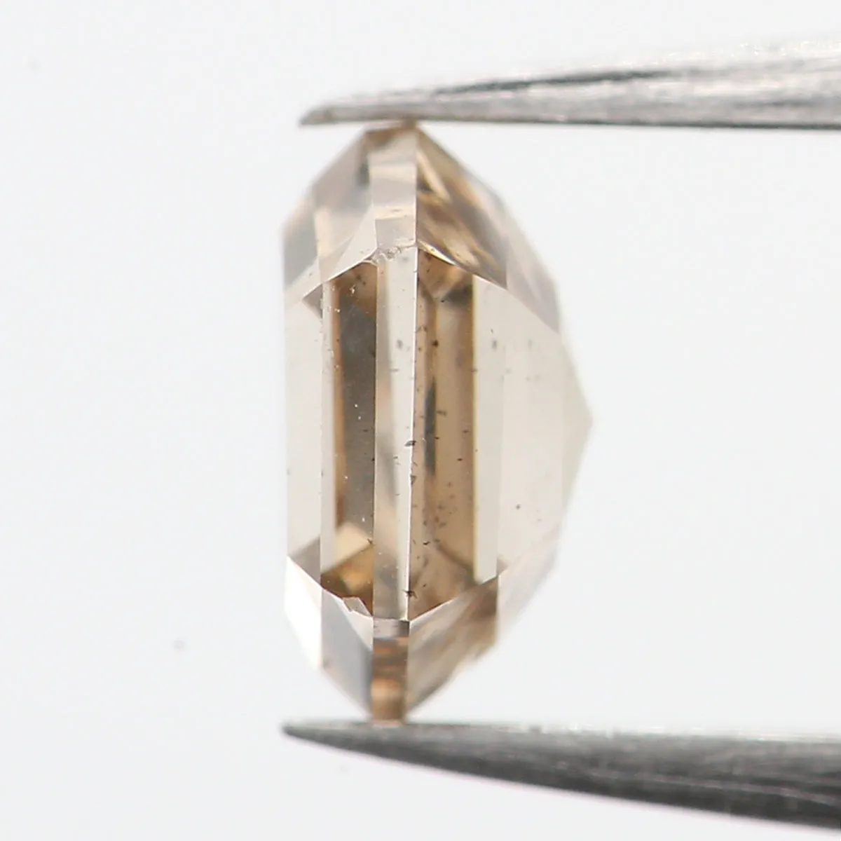 0.34 Ct Natural Loose Diamond, Hexagon Diamond, Brown Diamond, Polished Diamond, Rustic Diamond, Rose Cut Diamond, KR2322