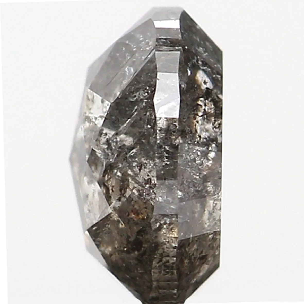 0.36 Ct Natural Loose Diamond, Oval Diamond, Black Diamond, Grey Diamond, Salt and Pepper Diamond, Antique Diamond, Real Diamond