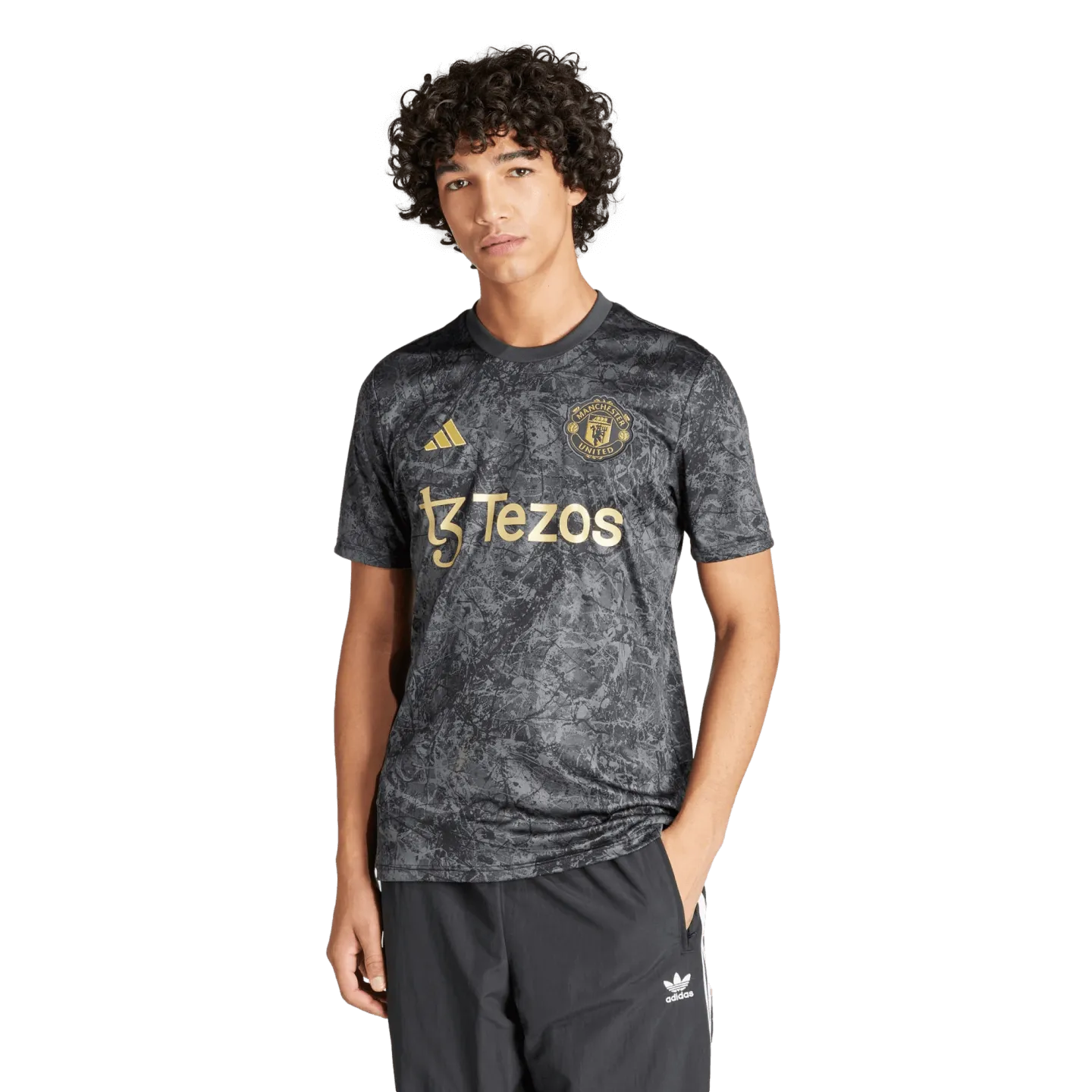 Adidas Manchester United Stone Roses Pre-Match Jersey