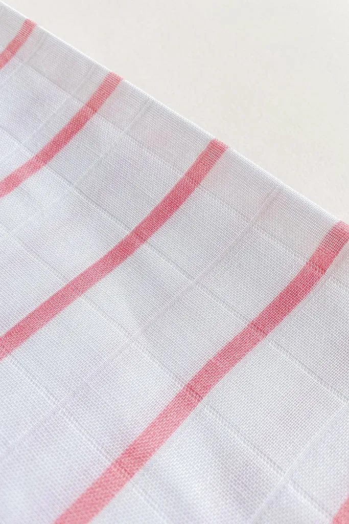 Bamboo Swaddle - Pink Stripes