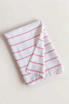 Bamboo Swaddle - Pink Stripes