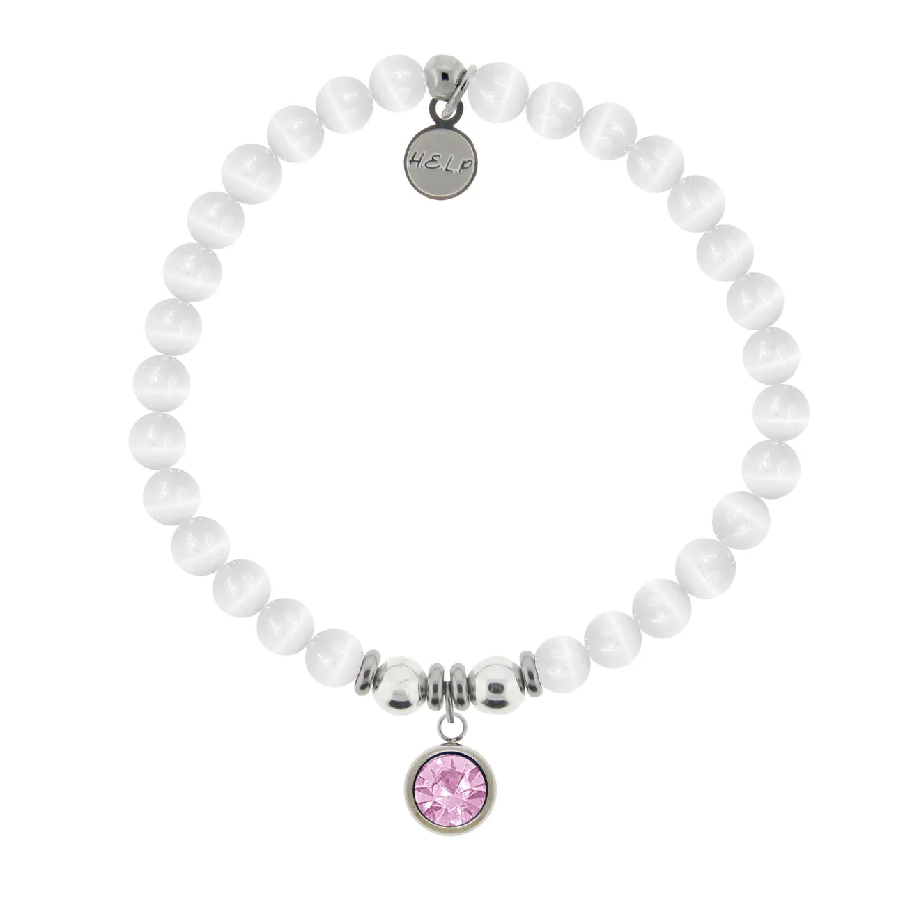 Birthstone Bracelet - June Alexandrite Charm