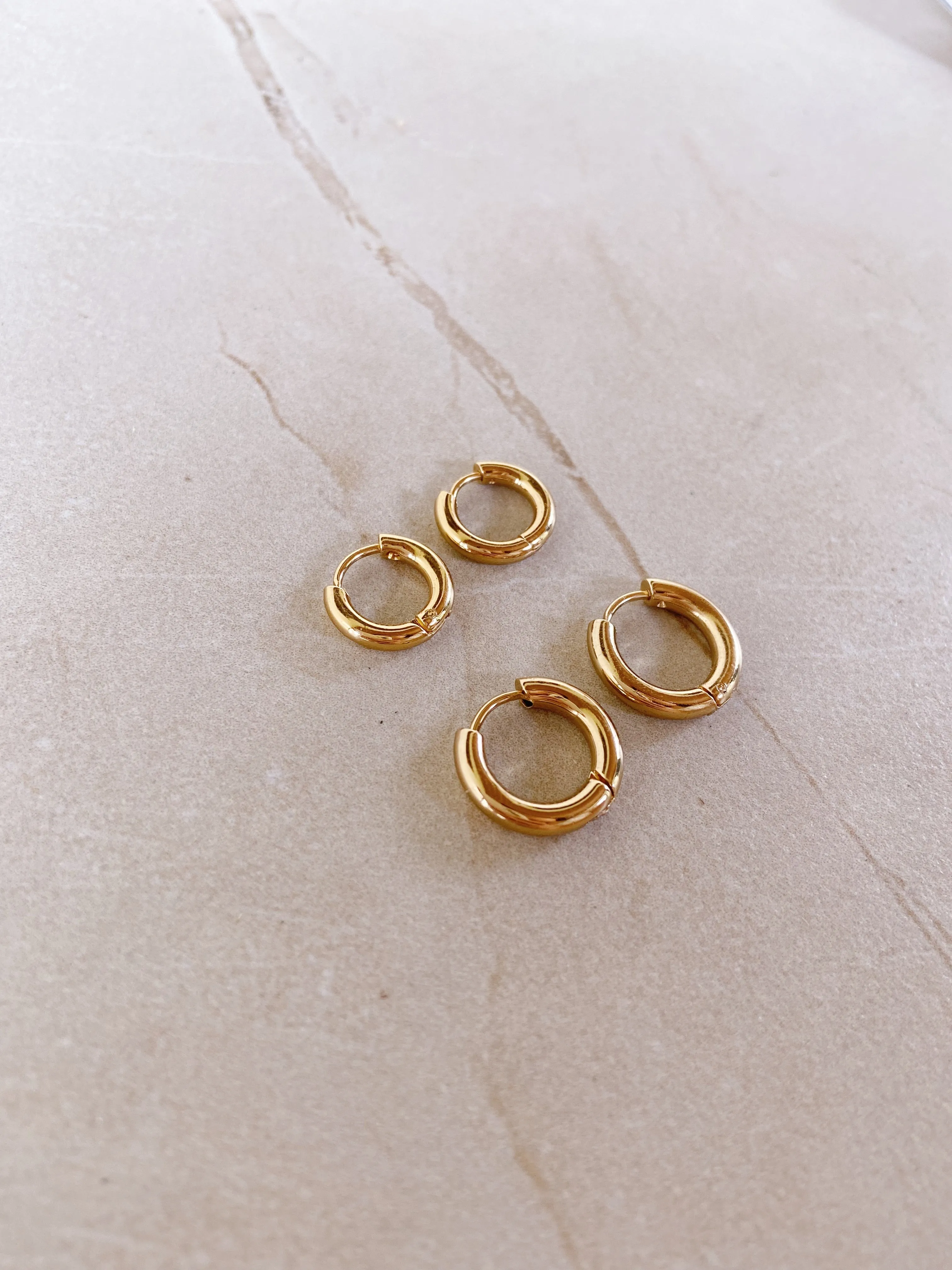 Bold Seamless Ear Hugger Hoop Earrings