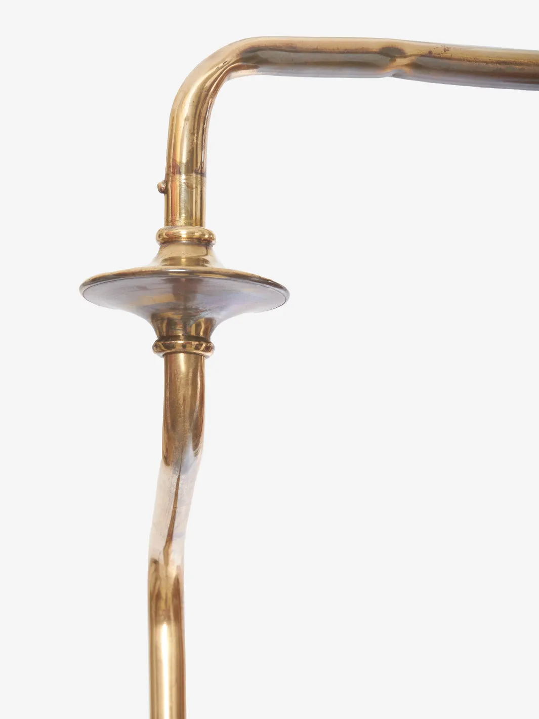 Brass floor lamp