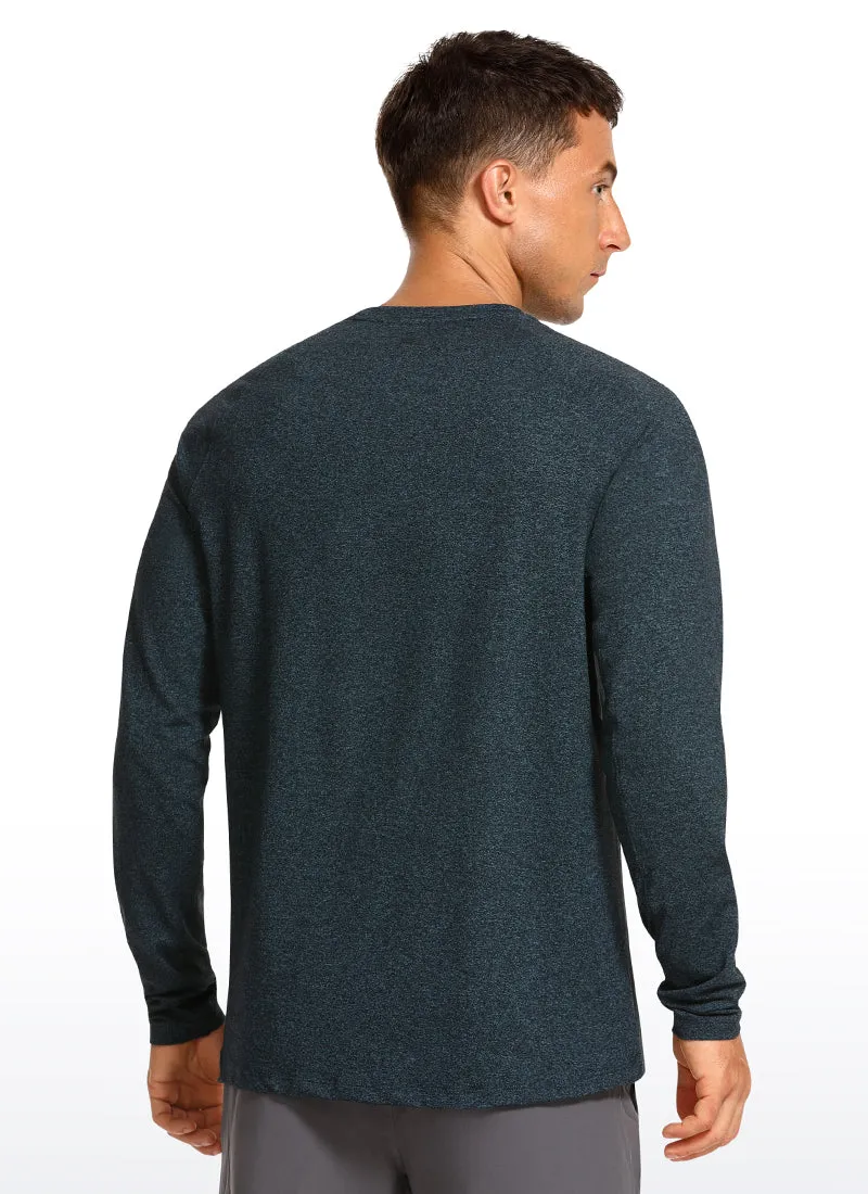 Brushed Slim-Fit Long Sleeve