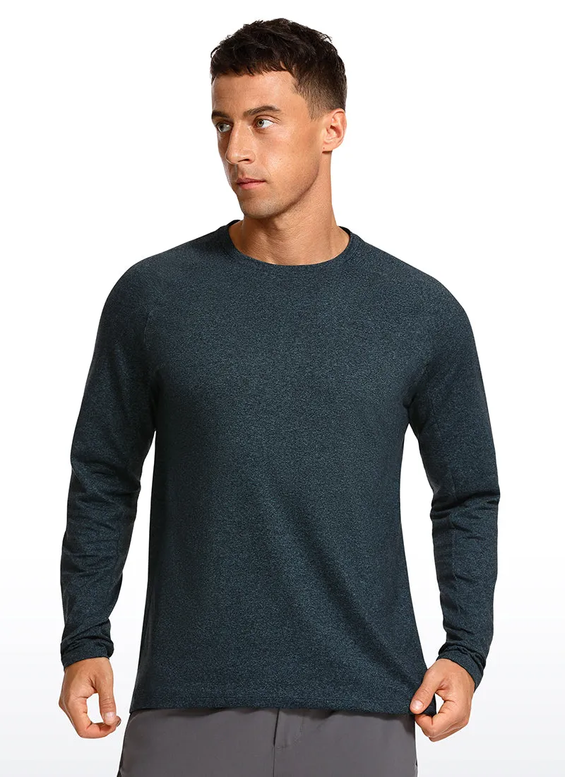 Brushed Slim-Fit Long Sleeve