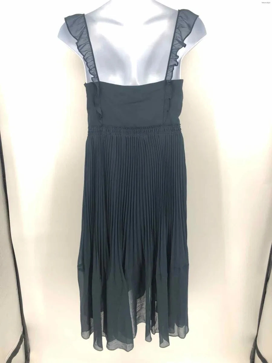 CLUB MONACO Navy Chiffon Maxi Length Size 10  (M) Dress