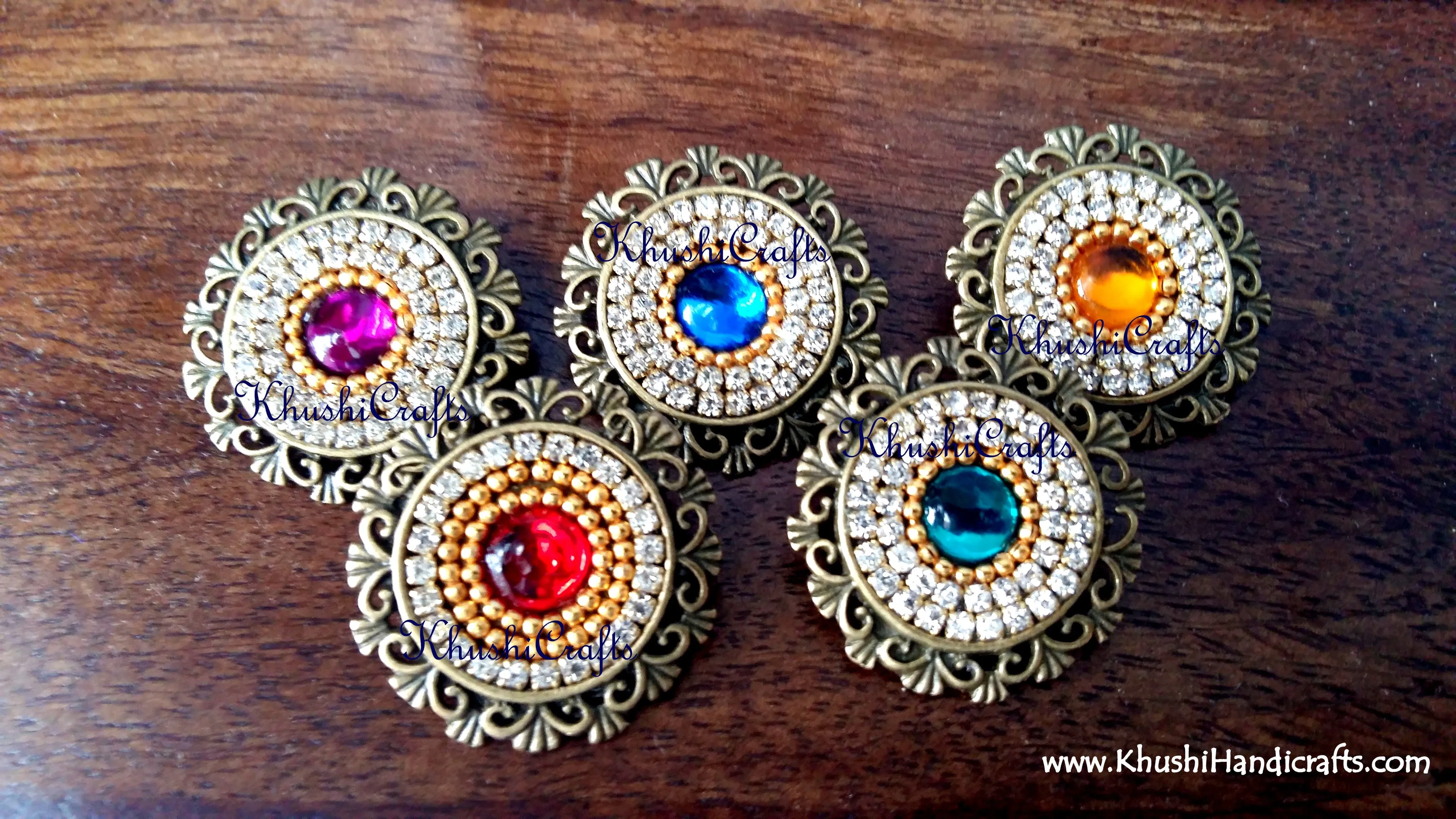 Designer Circular Saree Brooch's