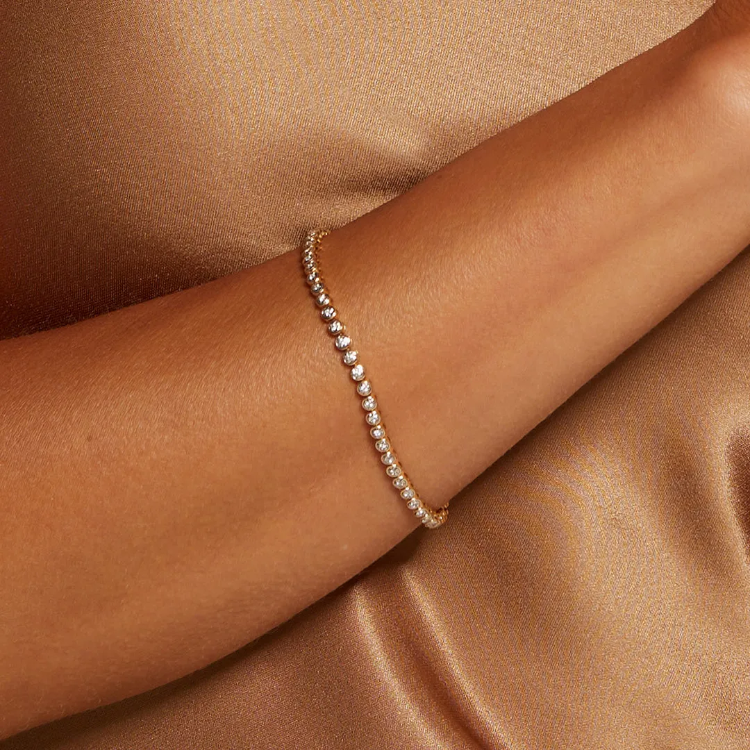 Diamond 14kt Gold Tennis Bracelet