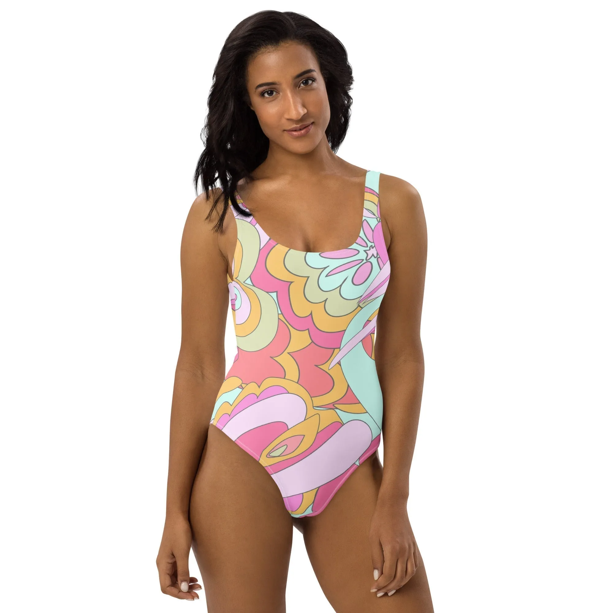 FLORIDA ECO ONE PIECE SWIMSUIT - PINK DELICA