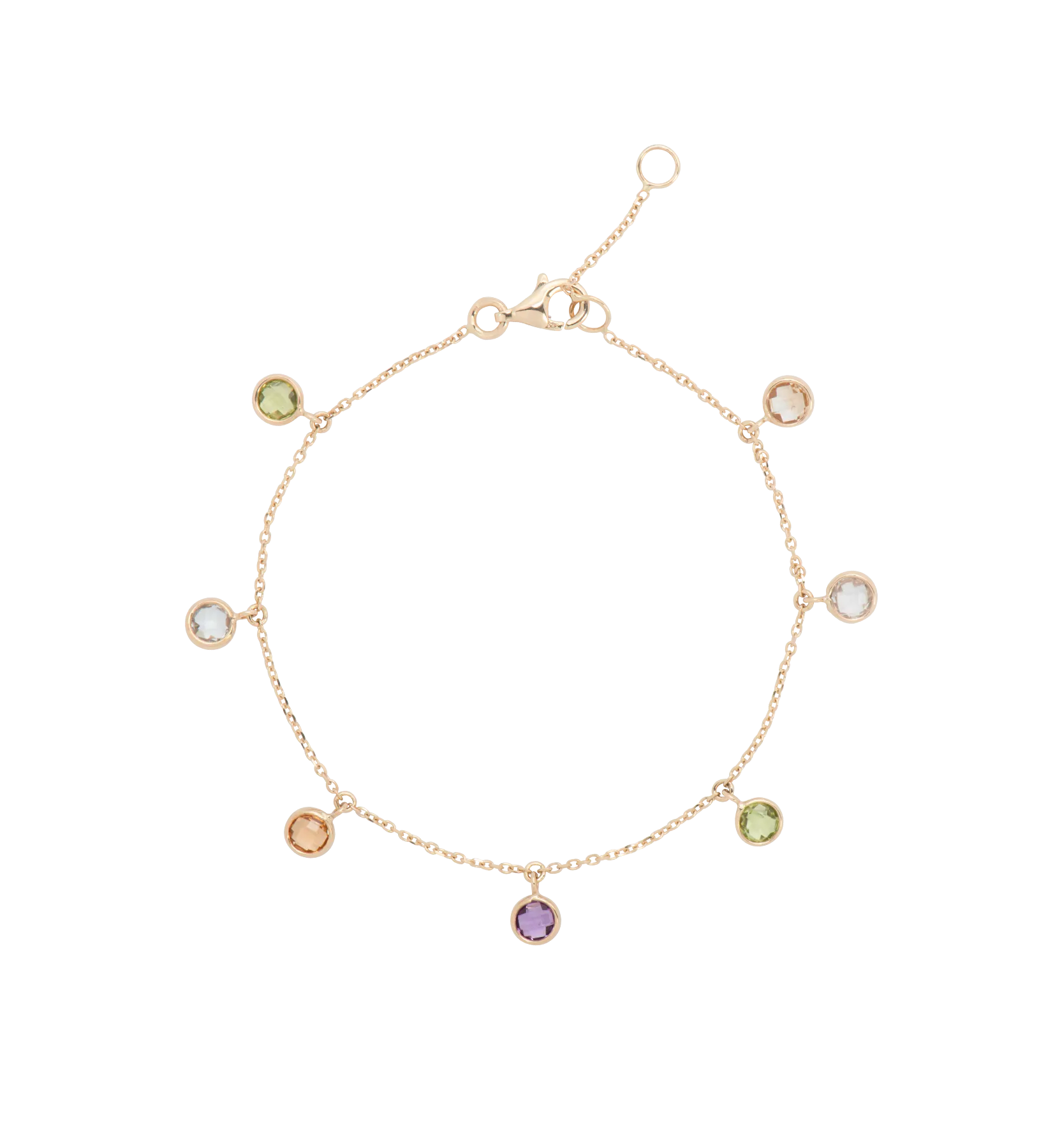 Gemstone Bracelet 14K