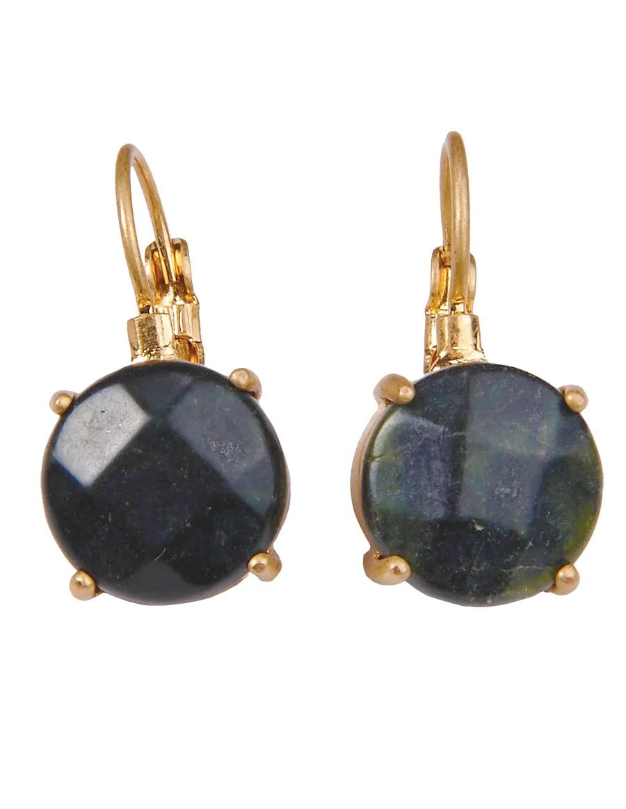 Gemstone Drop Earrings