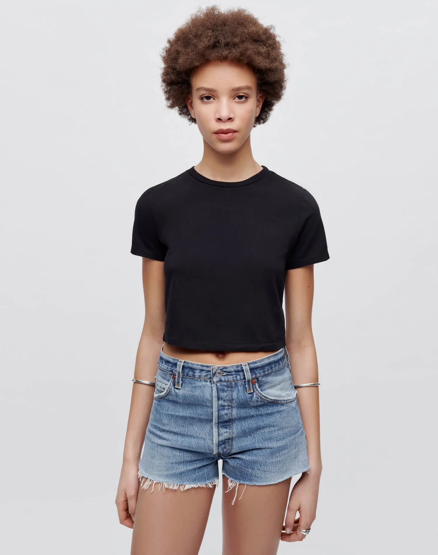 Hanes Micro Tee - Black