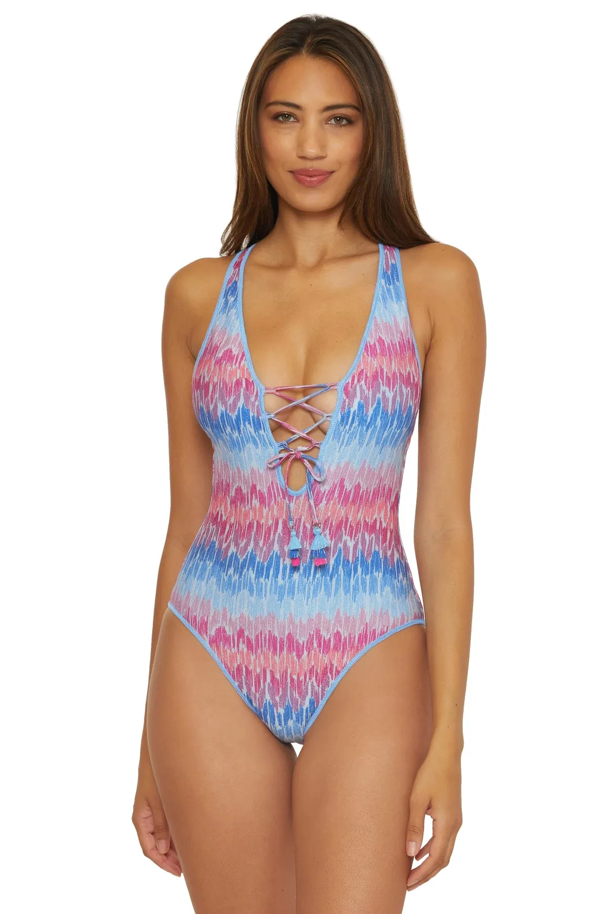 Ivanna Plunge One Piece Swimsuit