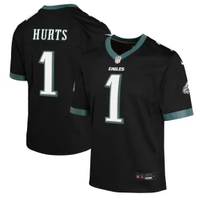 Lids Youth Nike Jalen Hurts Black Philadelphia Eagles Game Jersey