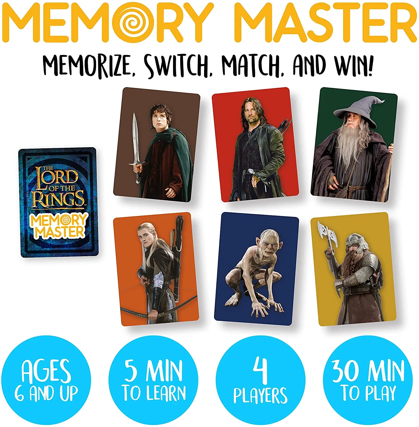 Lord of the Rings Memory Master Game