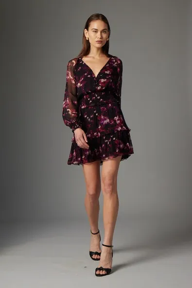 Moody Floral Raquel dress