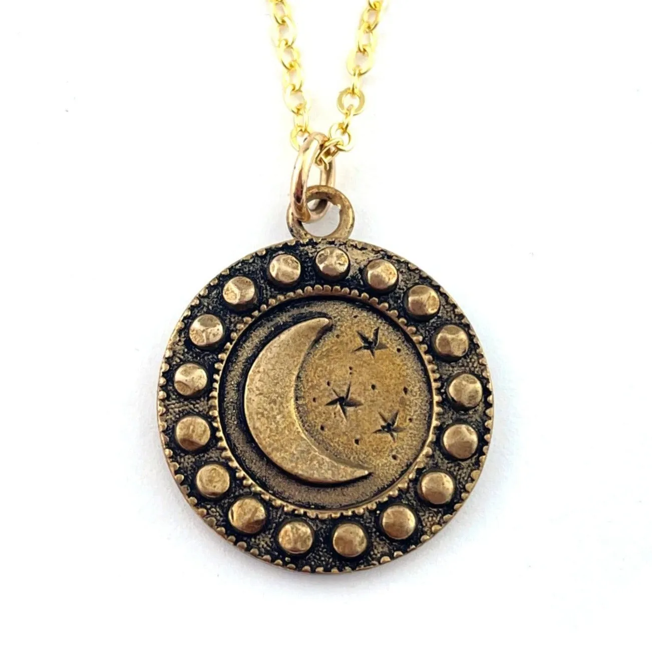 MOTHER MOON Necklace - Bronze