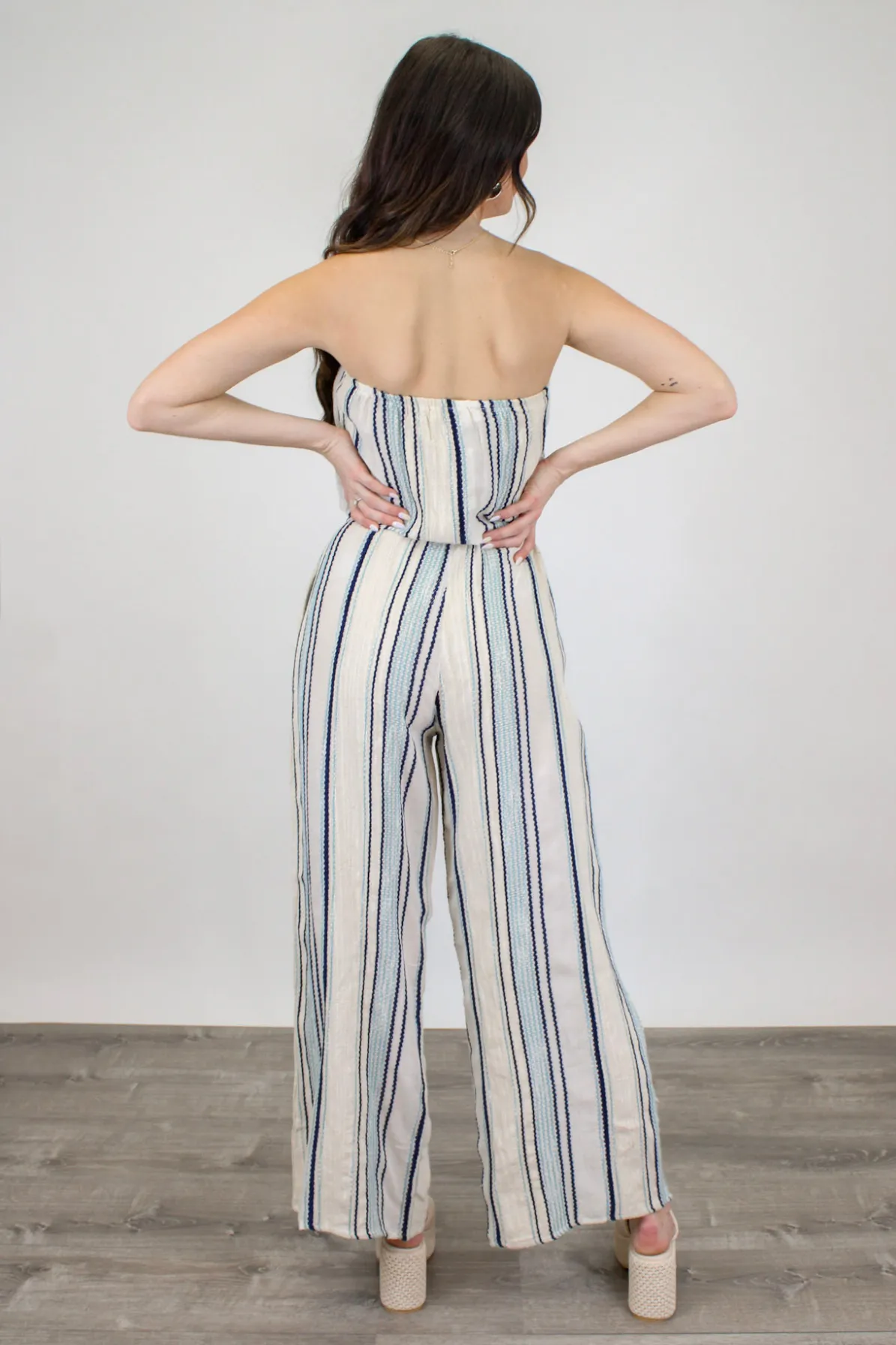 Nantucket Striped Jumpsuit