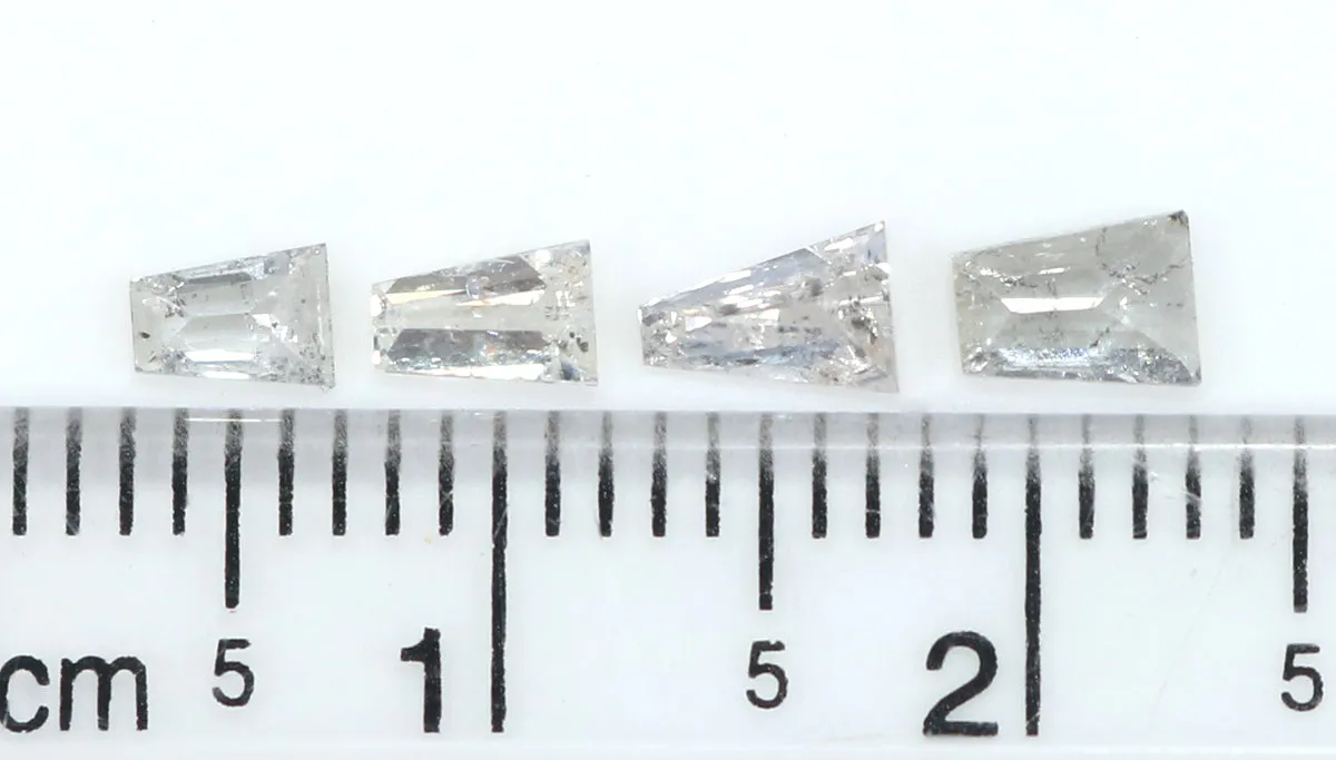 Natural Loose Baguette Diamond White Color 0.58 CT 3.75 MM Baguette Shape Rose Cut Diamond KR2498