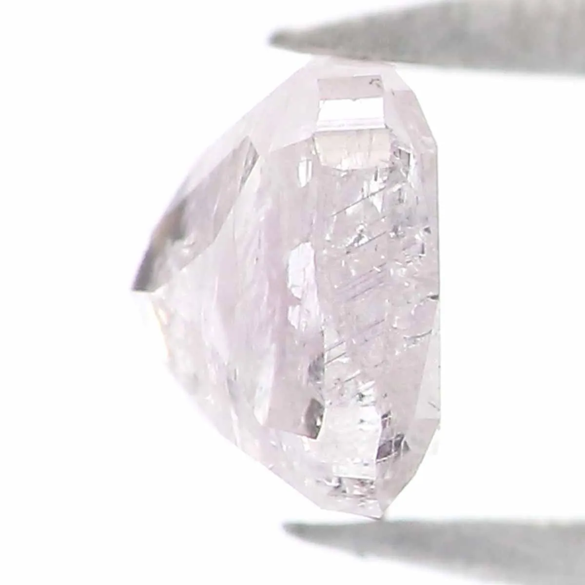 Natural Loose Cushion Light Pink Color Diamond 0.36 CT 3.90 MM Cushion Shape Rose Cut Diamond KR1792