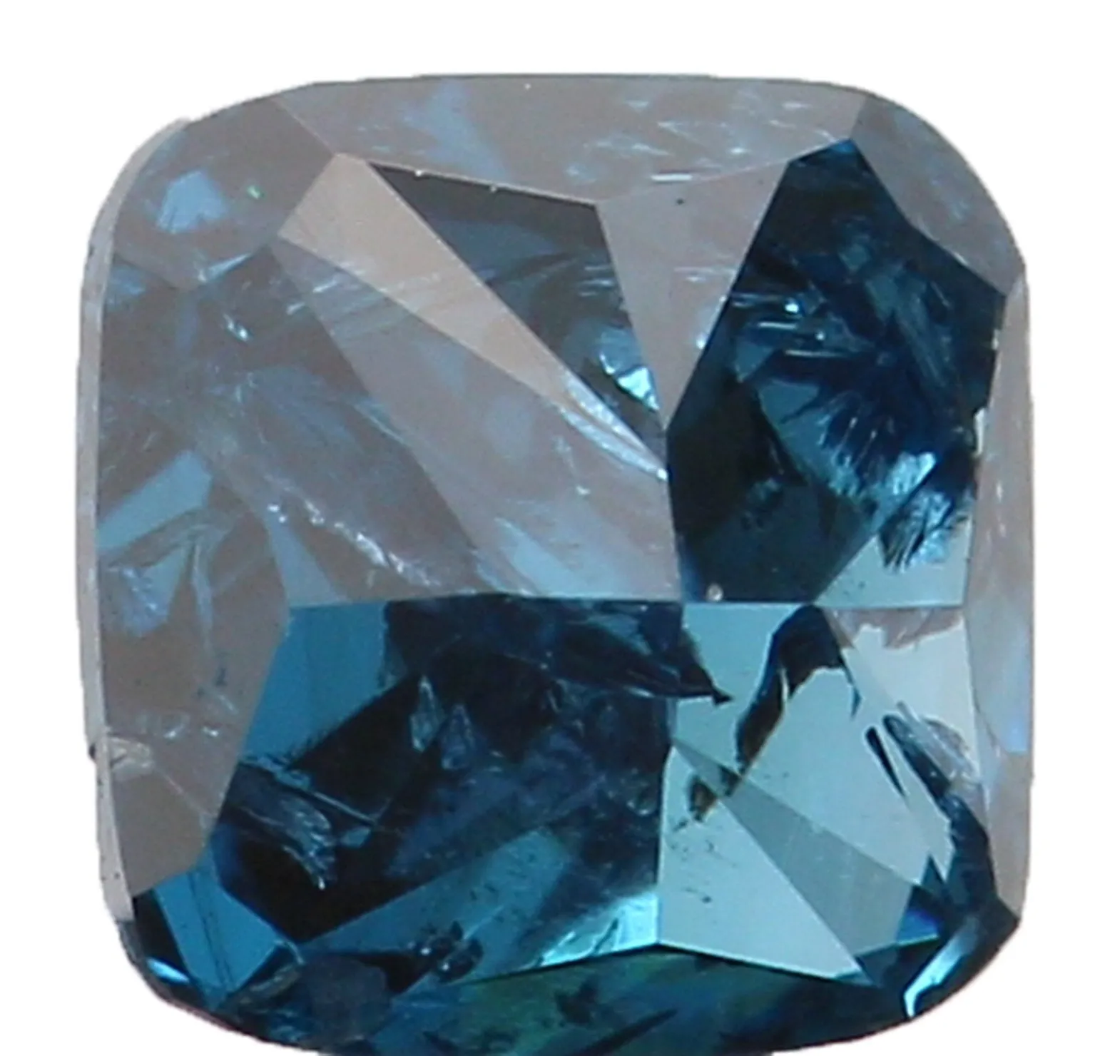 Natural Loose Diamond Cushion Blue Color I3 Clarity 2.90 MM 0.16 Ct KR186