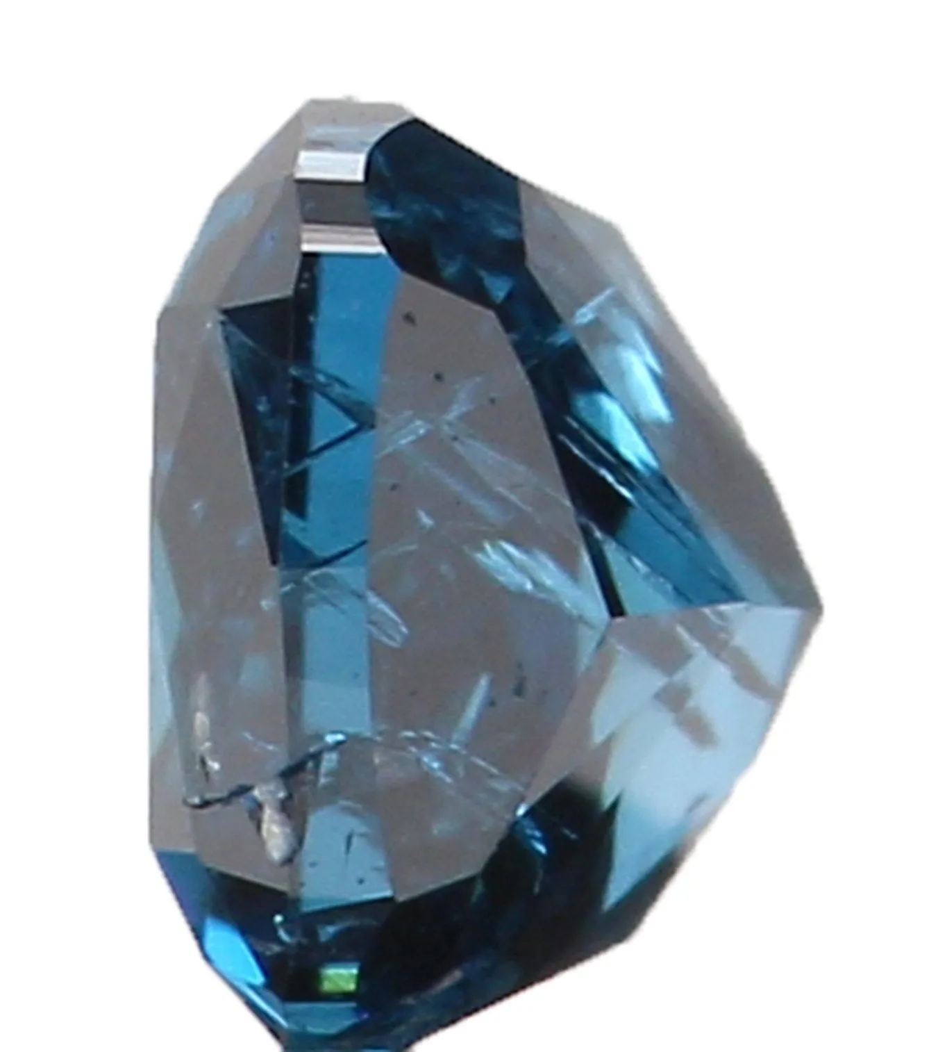 Natural Loose Diamond Cushion Blue Color I3 Clarity 2.90 MM 0.16 Ct KR186