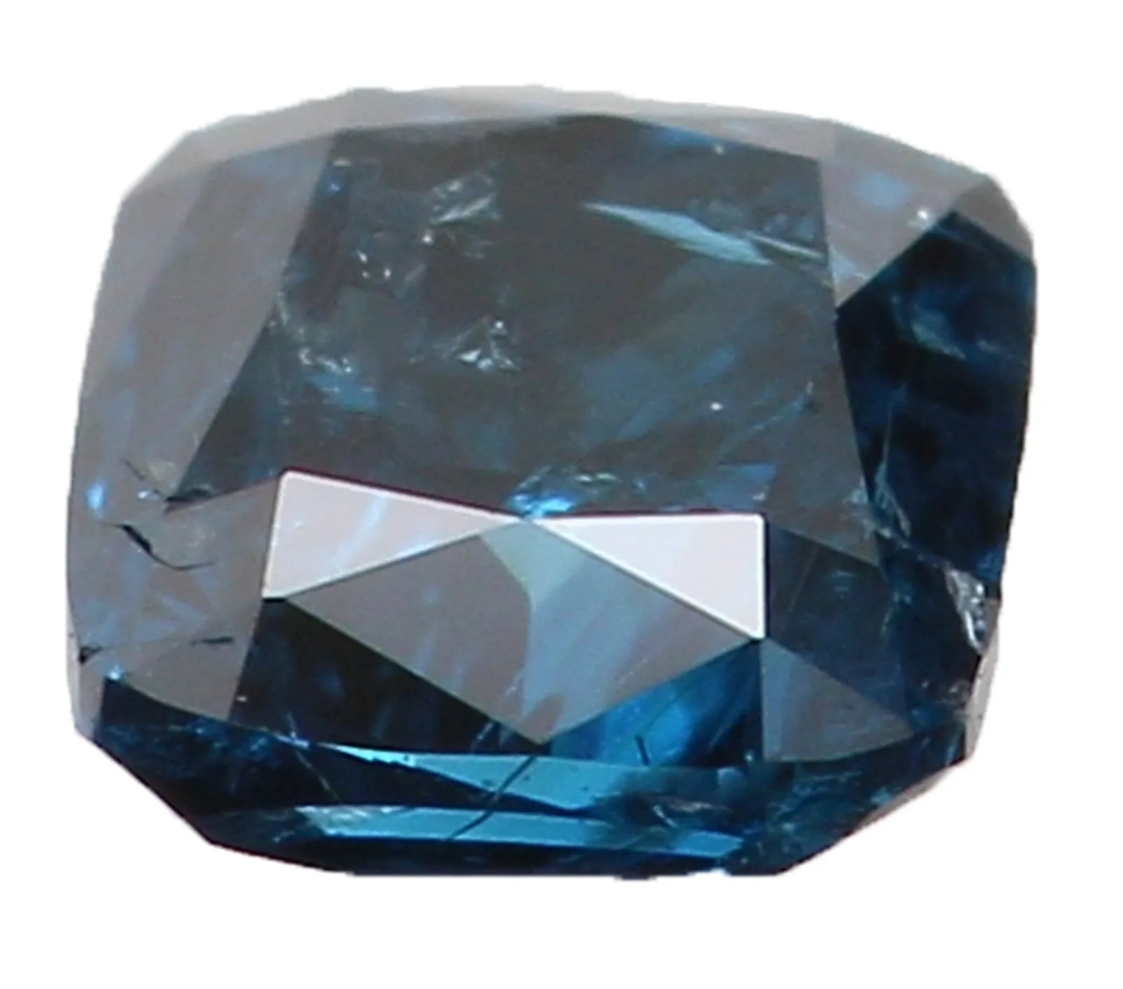 Natural Loose Diamond Cushion Blue Color I3 Clarity 2.90 MM 0.16 Ct KR186