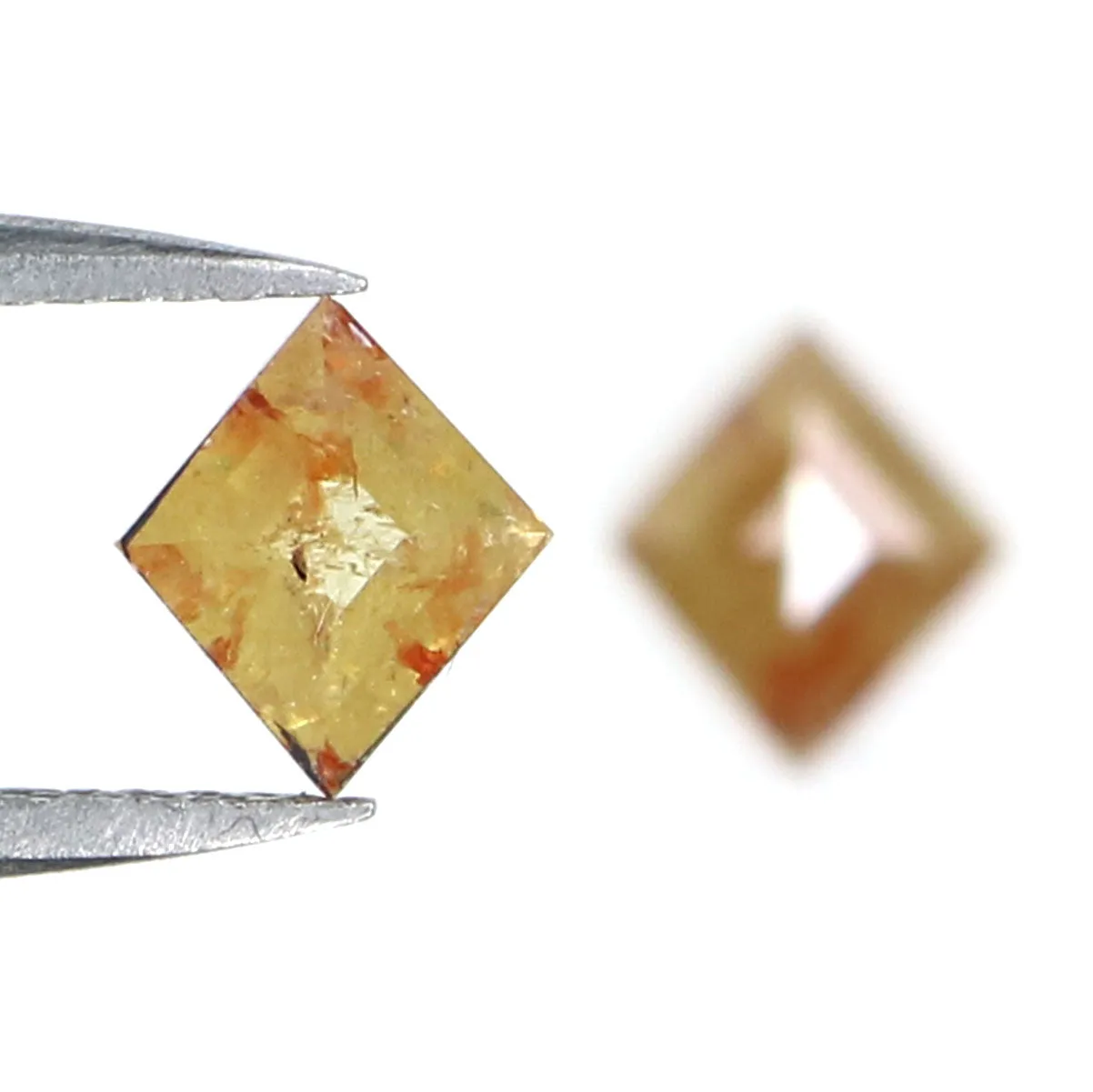 Natural Loose Kite Pair Brown Color Diamond 0.82 CT 6.49 MM Kite Rose Cut Diamond KDL2462