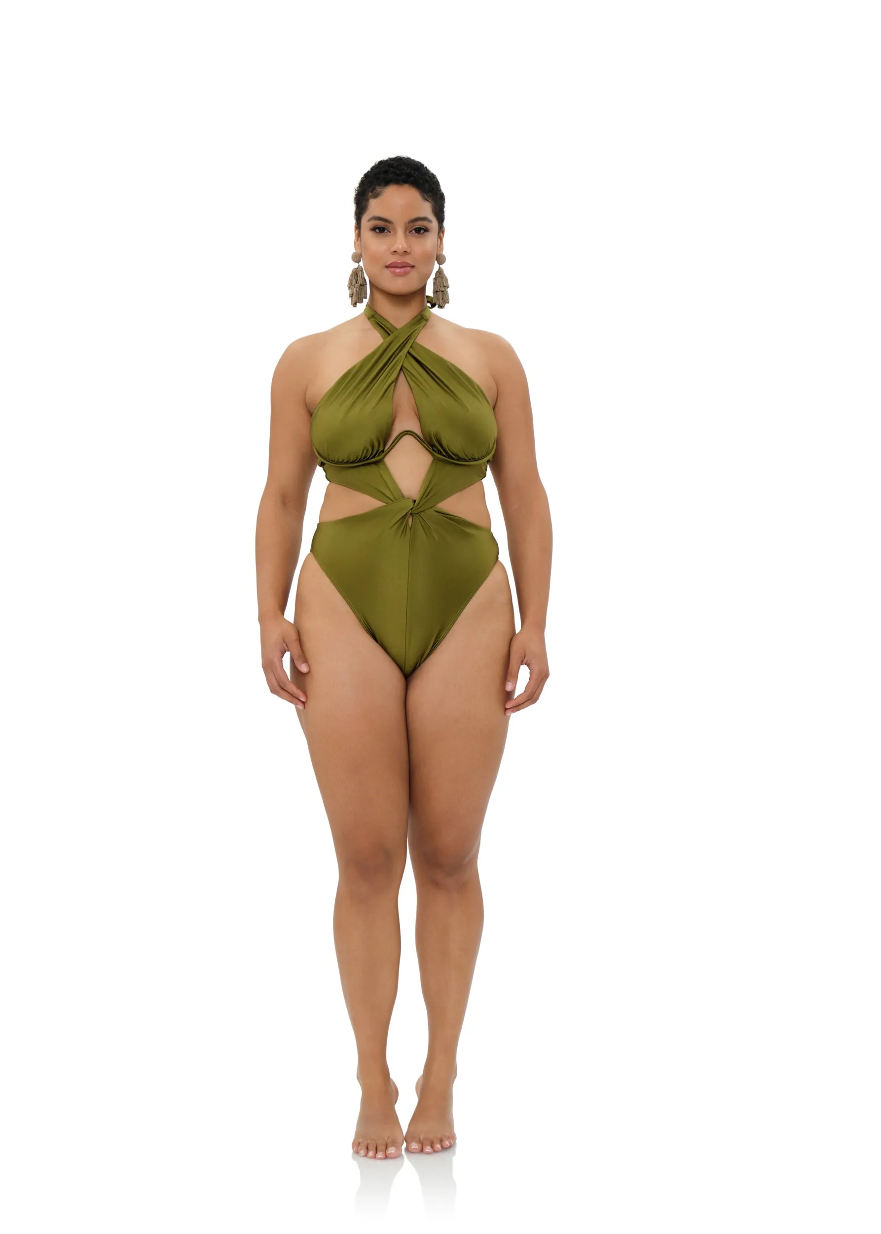 NAYO ONE PIECE SWIMSUIT - EMERALD