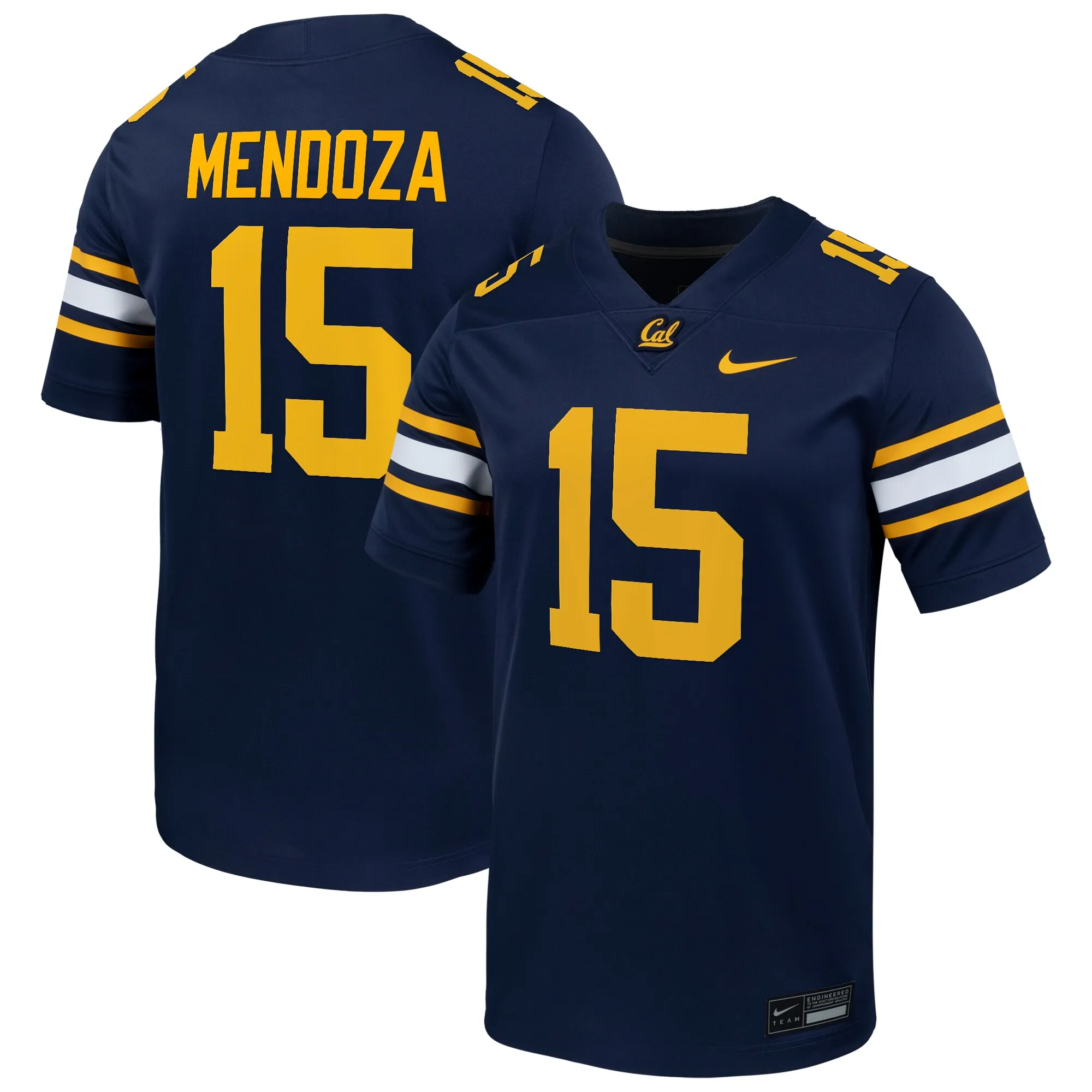 Nike Fernando Mendoza Cal Bears Navy NIL Football Game Jersey