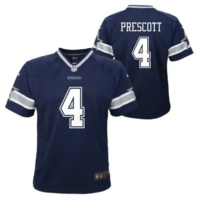 Nike Kids' Dallas Cowboys Dak Prescott #4 Game Jersey