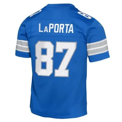 Nike Kids' Detroit Lions Sam LaPorta #87 Game Jersey