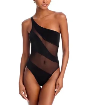 Norma Kamali Snake Mesh Mio One Piece Swimsuit