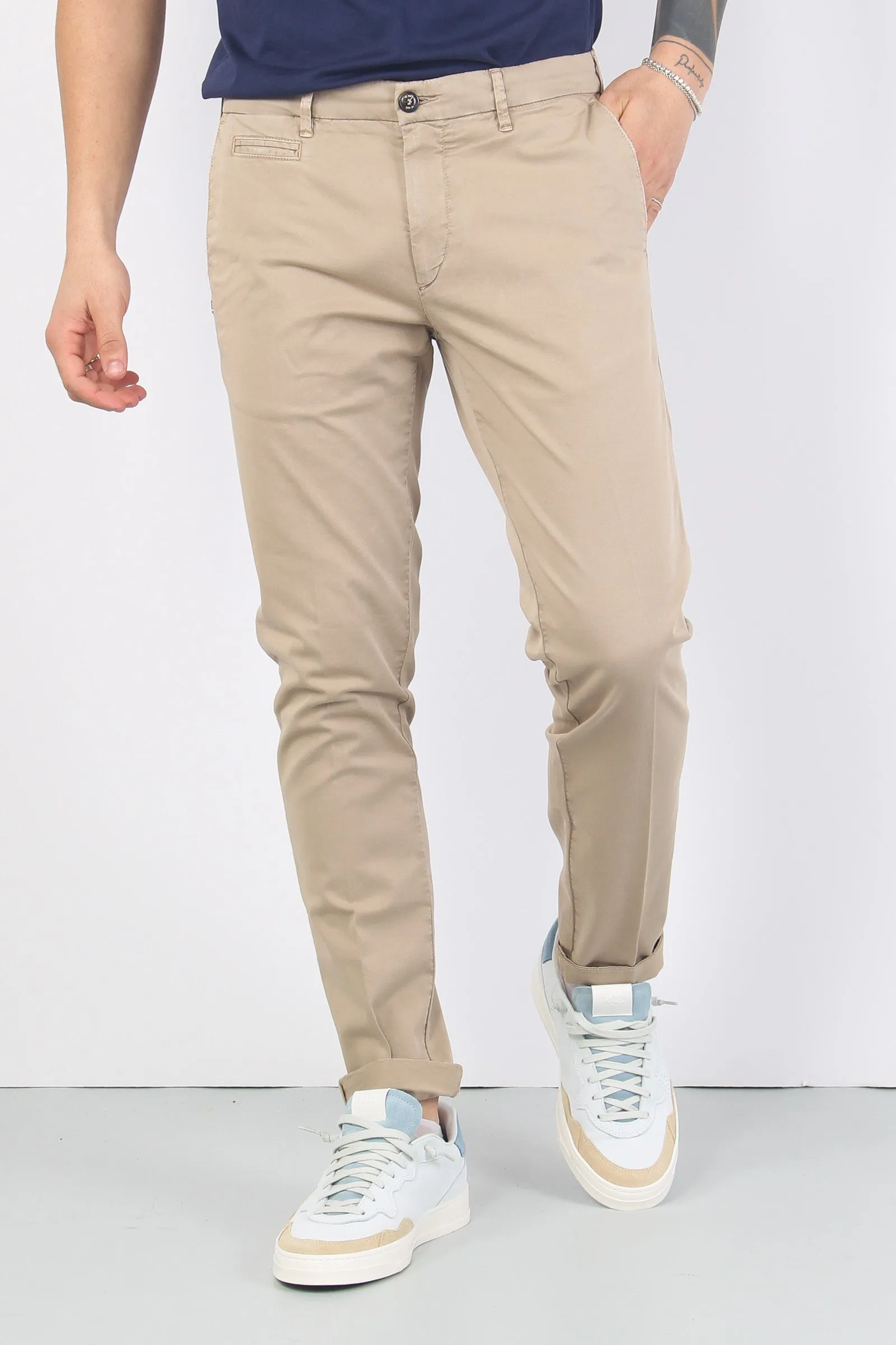 Pantalone Chino Slim Fit Beige