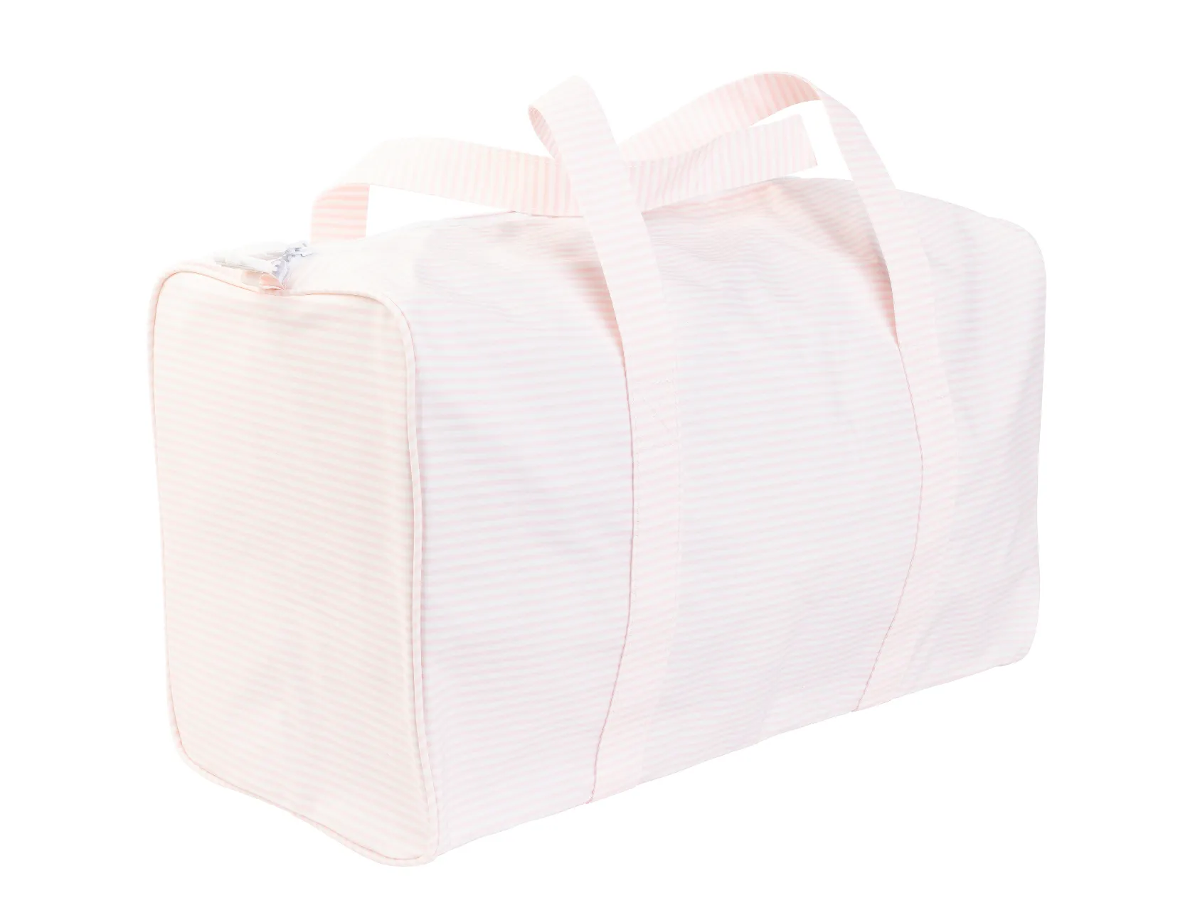 Pink Stripe Duffle Bag