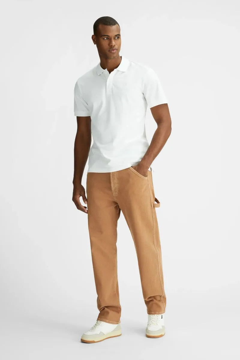 Polo slim fit uomo Bianco