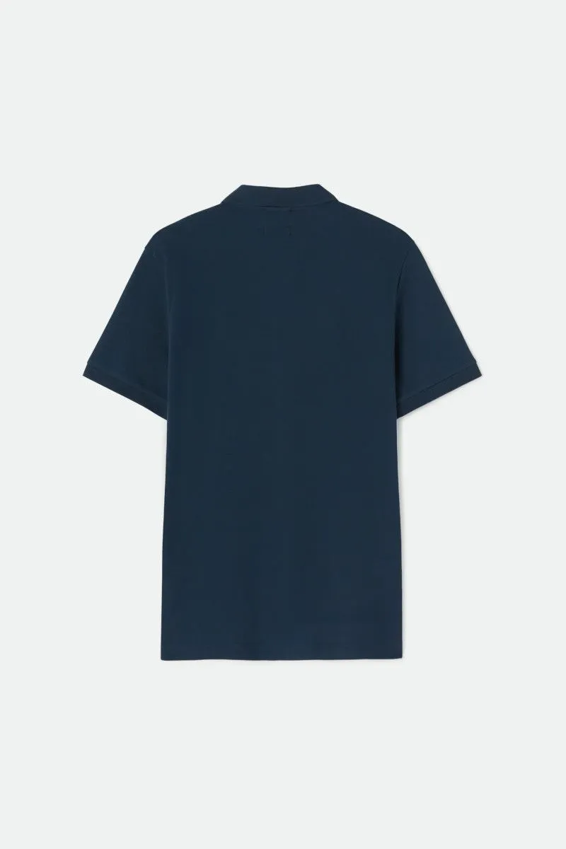 Polo slim fit uomo Blu