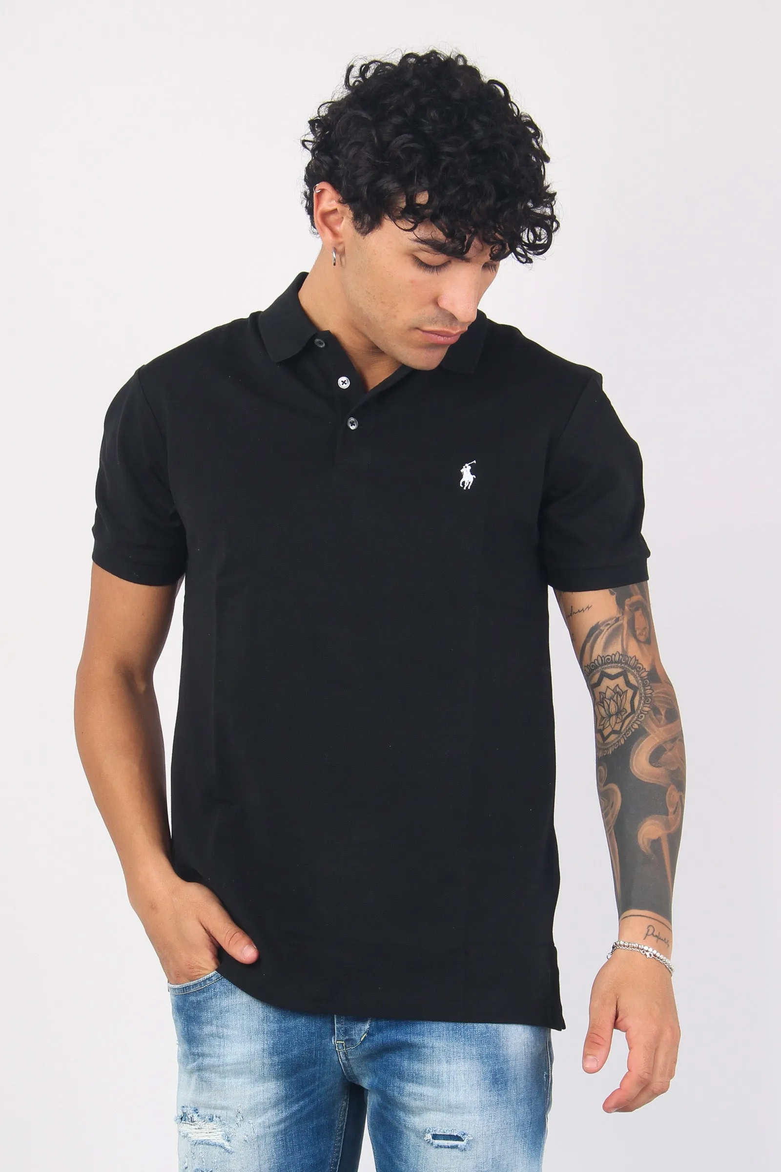 Polo Stretch  Slim Fit Black