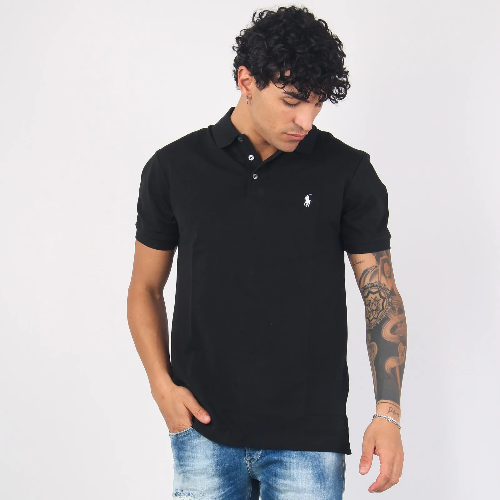 Polo Stretch  Slim Fit Black