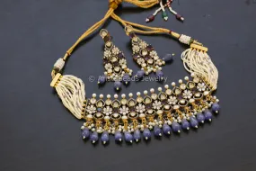 Premium Kundan & CZ Necklace Set