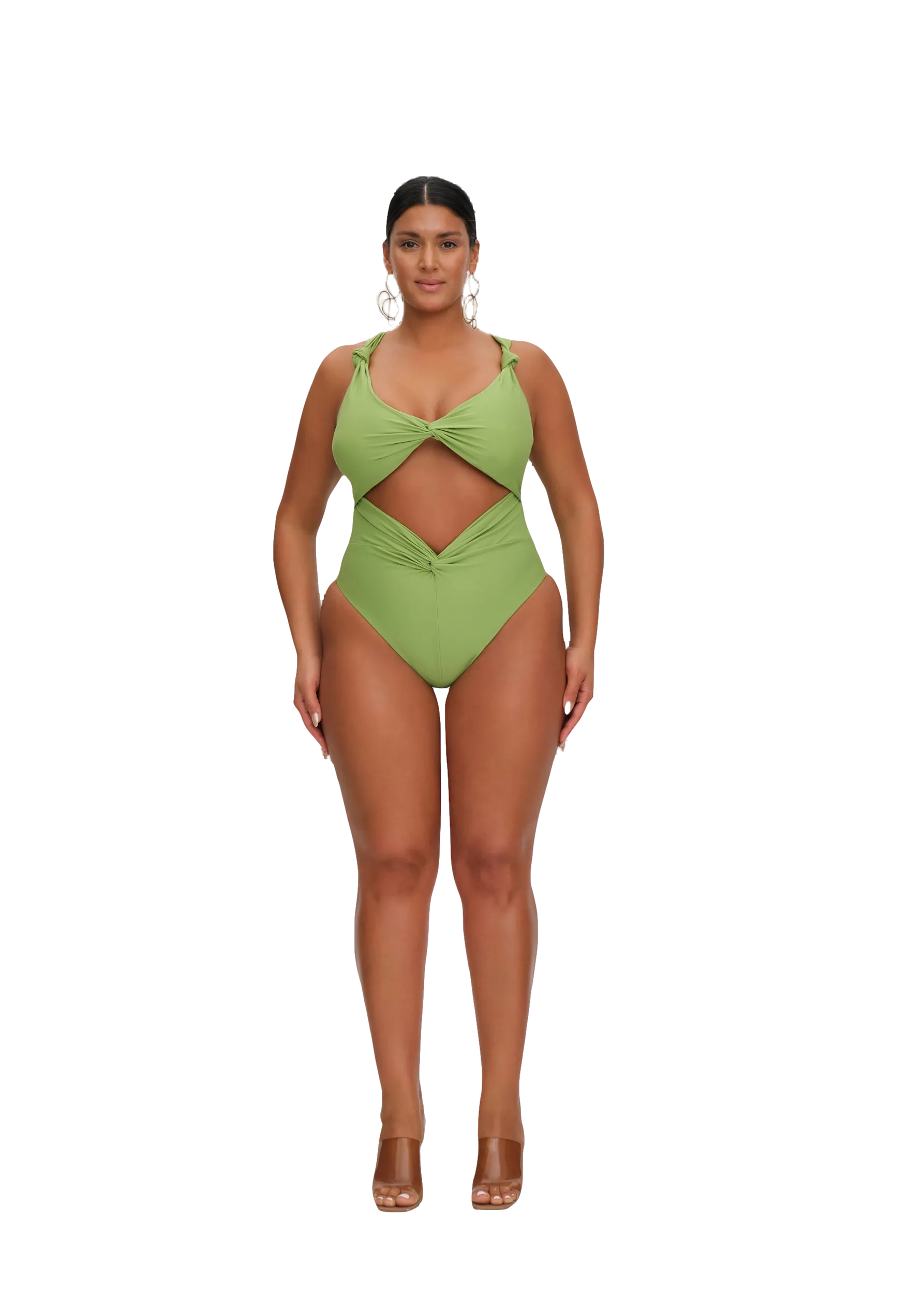 RORA ONE PIECE SWIMSUIT - ALOE