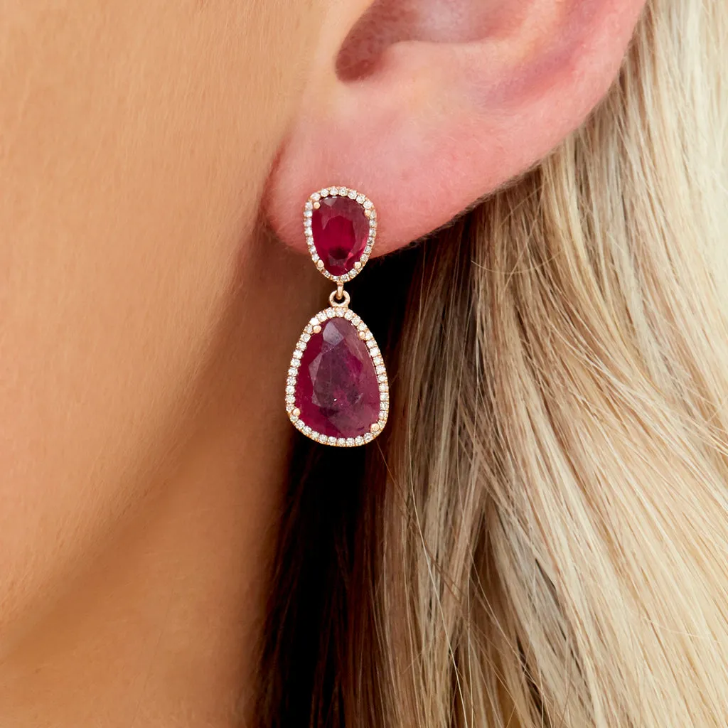 Ruby Rose Earrings