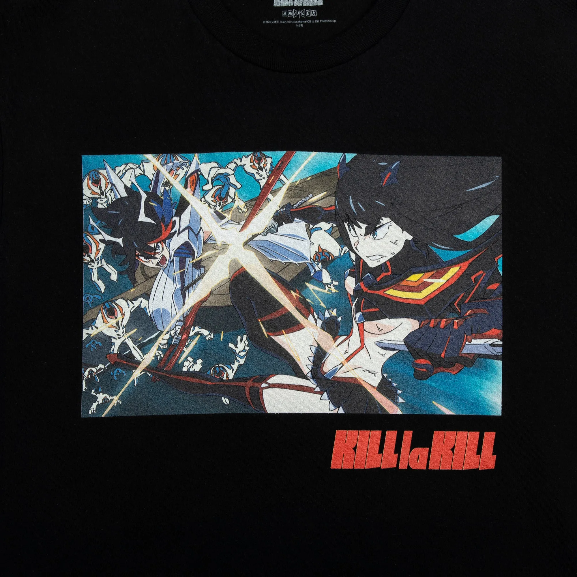 Ryuko & Satsuki Fighting Black Tee