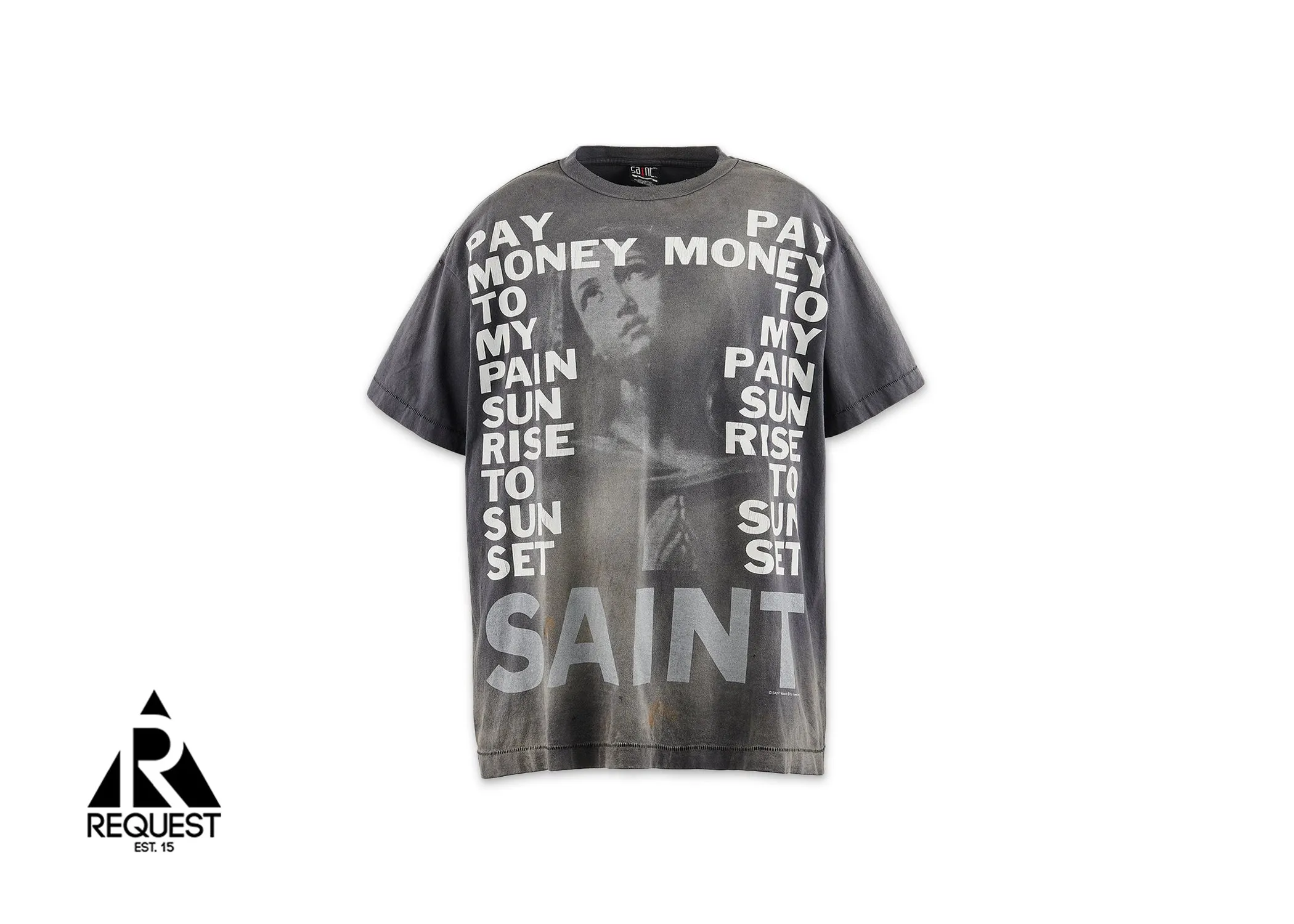 Saint Michael x Pay Money To My Palm Tee Vintage Black