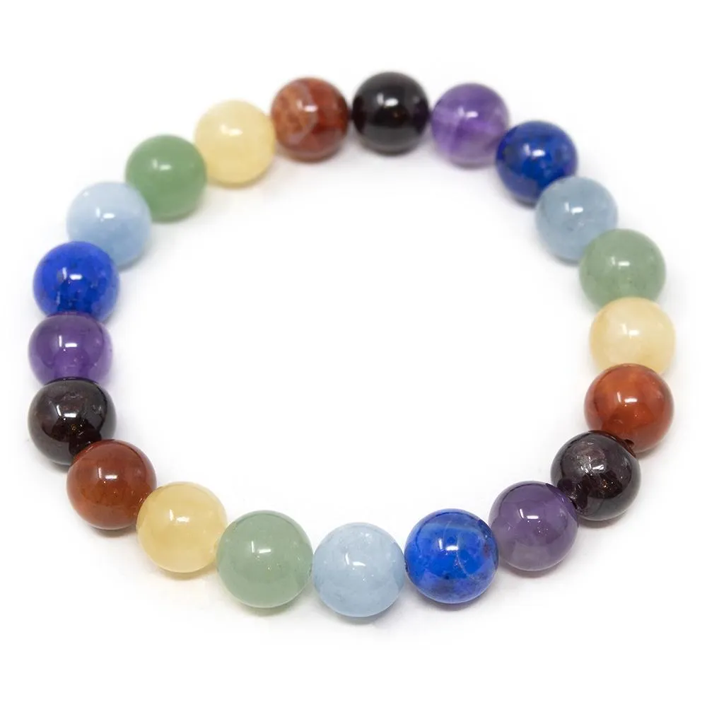 Seven Chakras Men's Bracelet