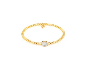 Stirata Diamond Stretch Bracelet 18kt .9c dia