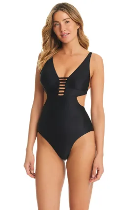 Strappy One Piece Swimsuit 