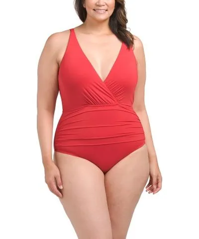 Tj Maxx Jewel Portrait Back One-Piece Swimsuit For Women