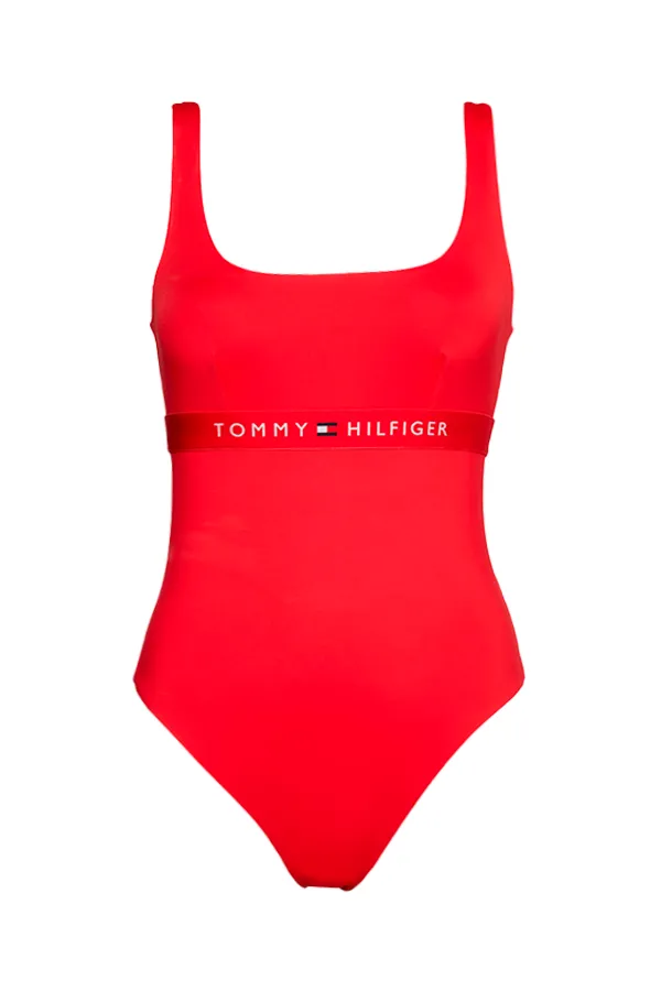 Tommy Hilfiger Women One-Piece Swimsuit Red